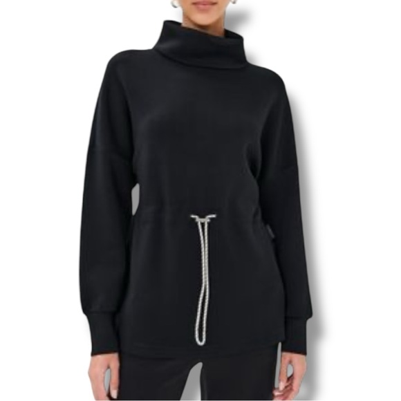 Varley Freya Drawcord Sweatshirt Black Size Small - Picture 7 of 13